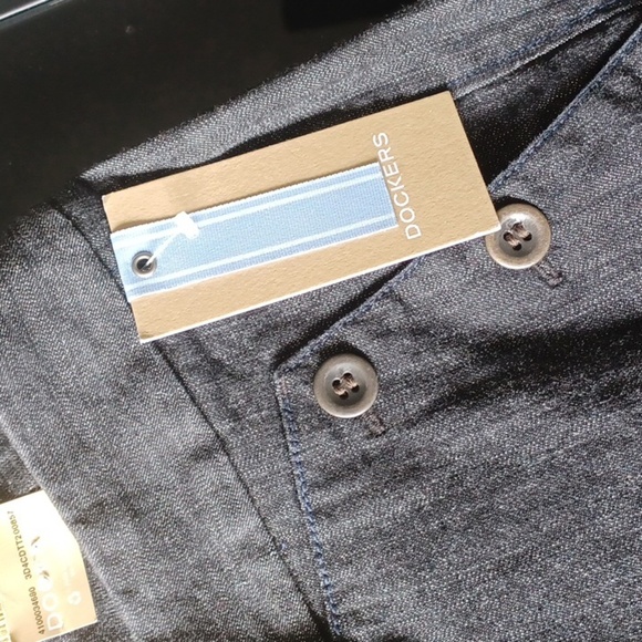 Dockers midrise curvy Capri Black Jeans size 12 - Picture 3 of 8